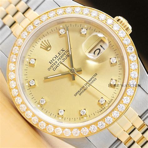 rolex watch 16233 model|Rolex 16233 diamond bezel.